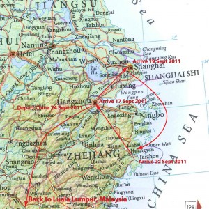 Shanghai Regional Map